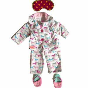 Retired OG Doll Clothes PJ Set Chasing Puppies Fit American Girl Size Doll